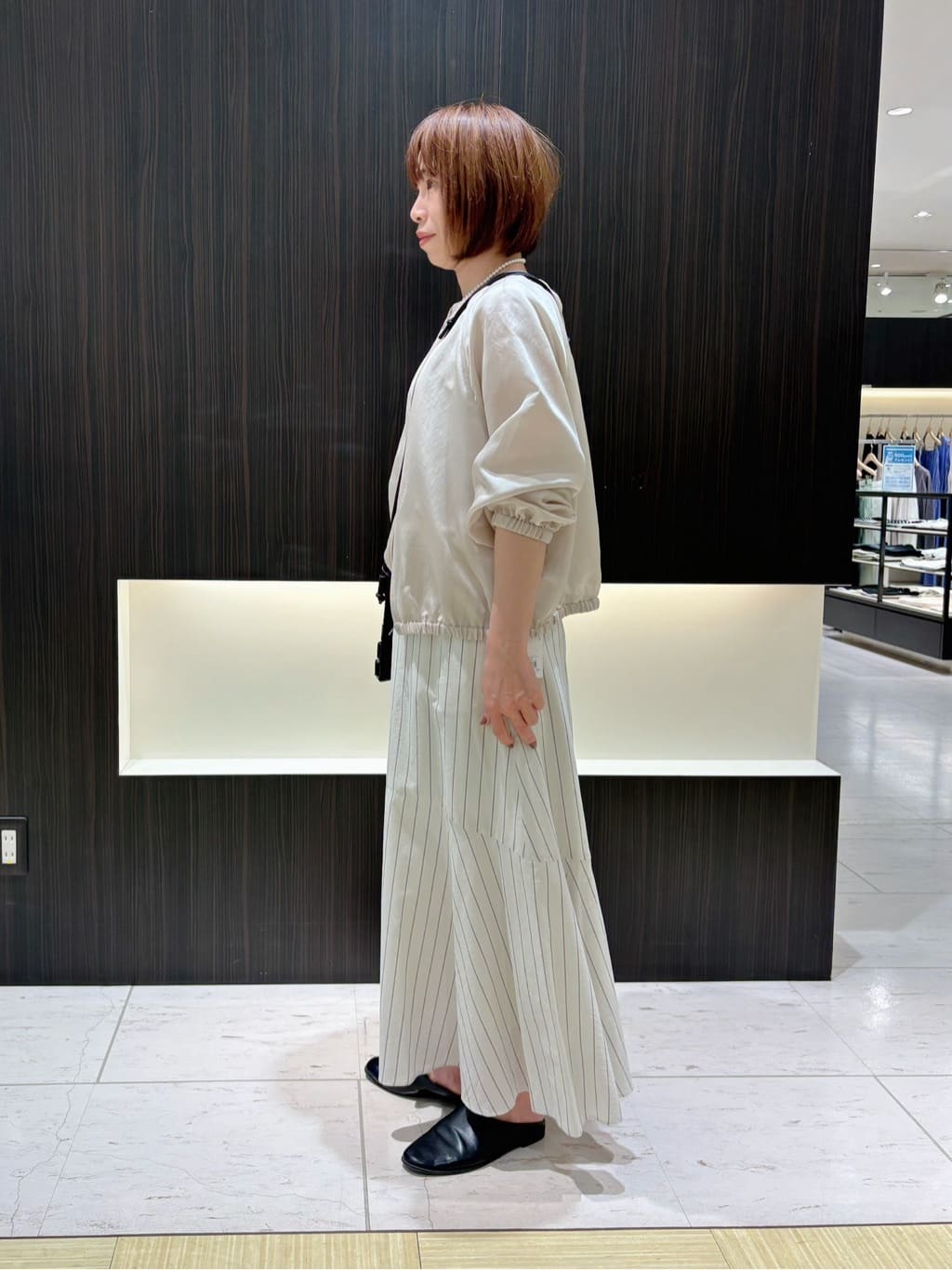 Satoさんの「UNTITLED｜◆【トレンド/洗える/軽い】シアーブルゾン」を使ったコーディネート