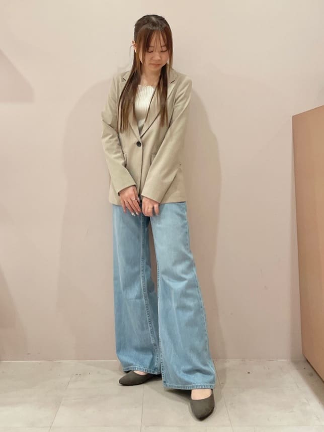 azusaさんの「ESPERANZA｜《定番》晴雨兼用クッションフラットパンプス」を使ったコーディネート