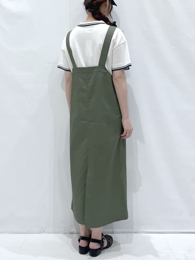 komaさんの「OPAQUE.CLIP｜◆ロゴ刺繍ポロニット【洗濯機洗い可／抗ピル】」を使ったコーディネート