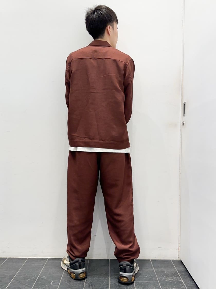 ちびちゃんさんの「THE SHOP TK｜◆パナマメッシュ シャツジャケット セットアップ可」を使ったコーディネート