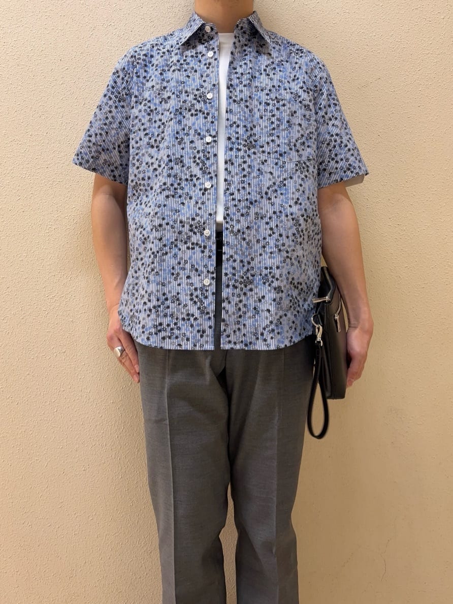 及川さんの「TAKEO KIKUCHI｜【抗菌防臭／5サイズ展開】ハイゲージポンチ Tシャツ」を使ったコーディネート