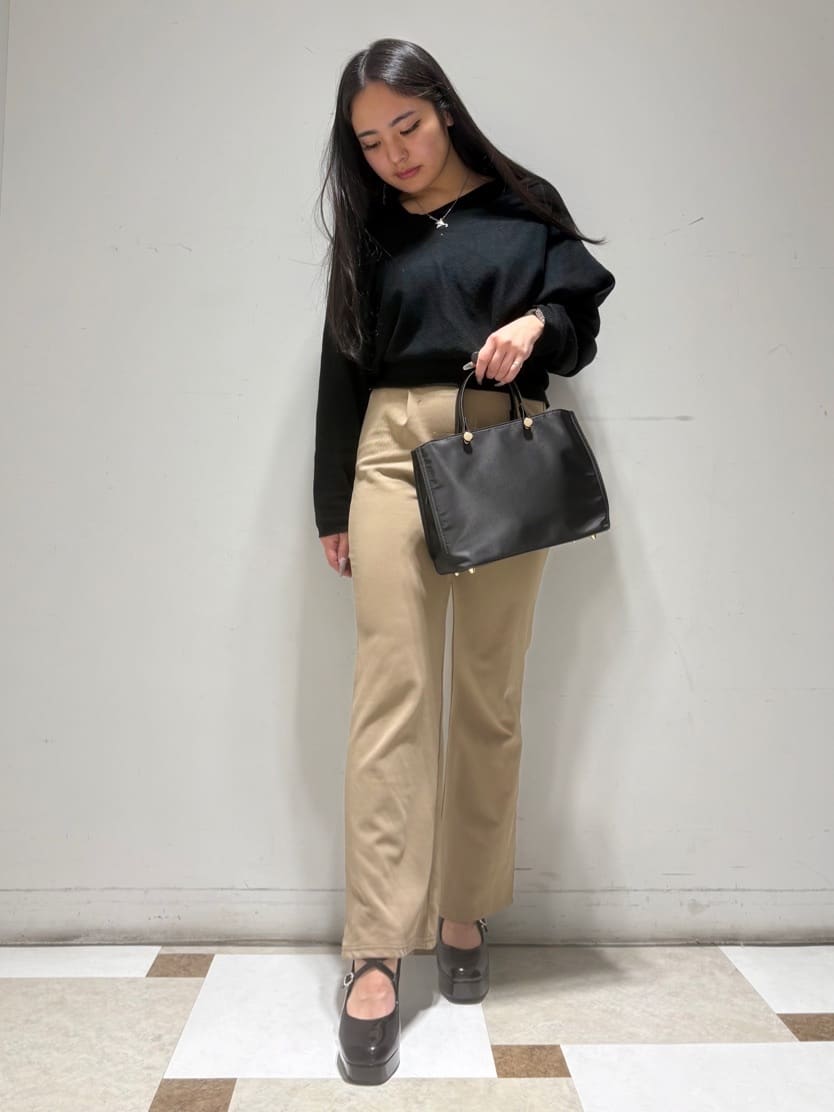 のはらっちょさんの「ESPERANZA｜クロスダブルバックル厚底パンプス 結婚式二次会 パーティー 25SS」を使ったコーディネート