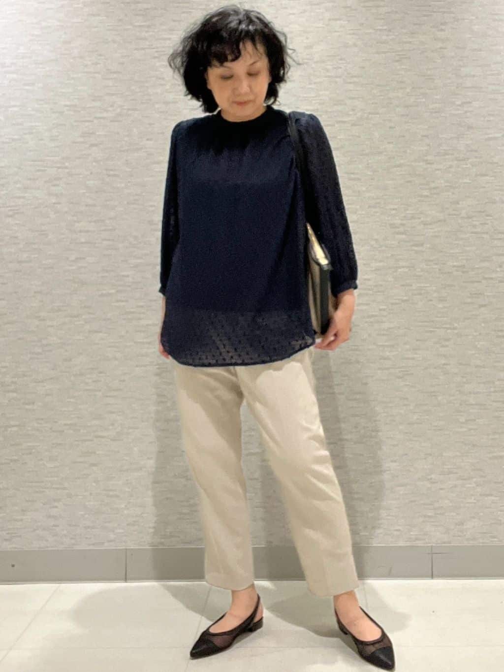 KOJIMAさんの「Reflect｜◆【手洗い可】ロングシルエットブラウス」を使ったコーディネート