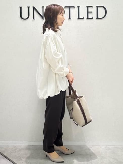 Miwaさんの「UNTITLED｜ライトダブルリングネックレス」を使ったコーディネート