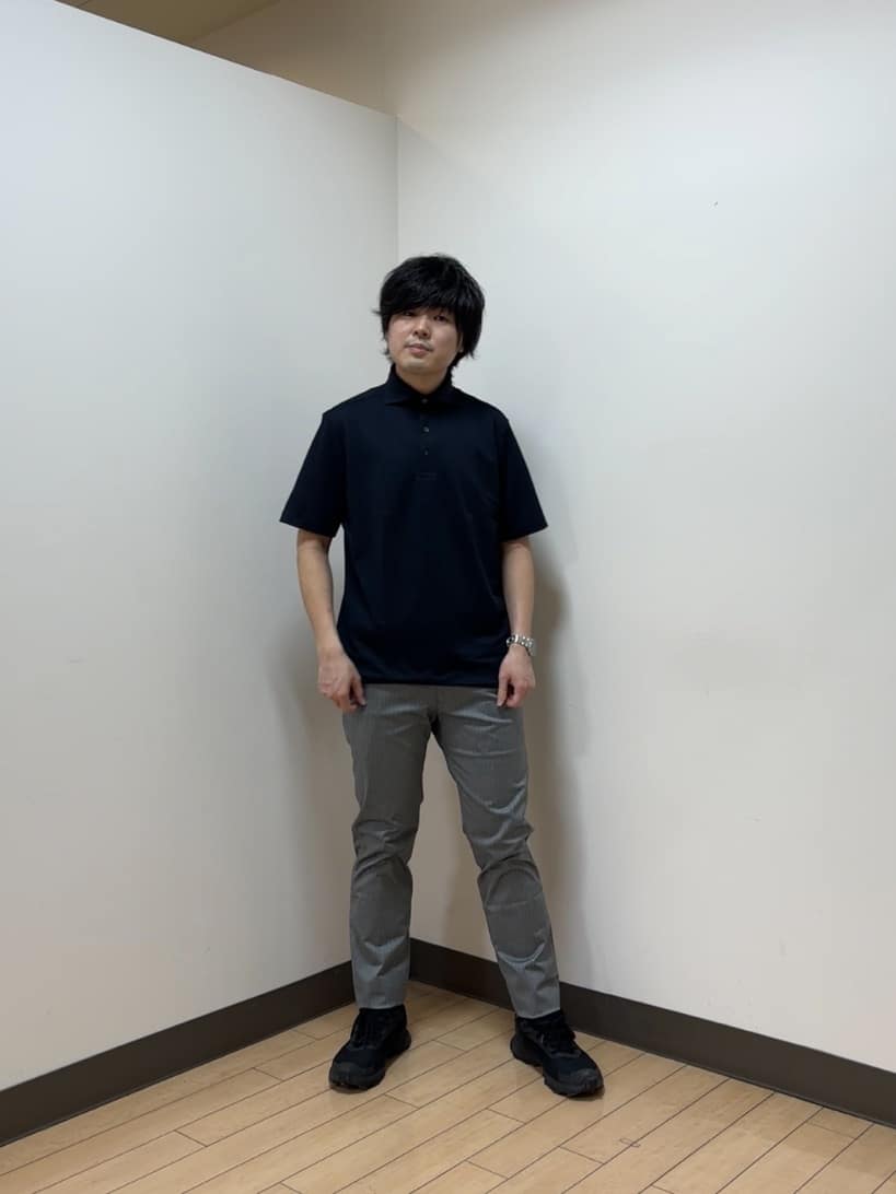 あきやまさんの「TAKEO KIKUCHI｜【全7サイズ&times;8色展開！】トップマルチヘリンボン パンツ」を使ったコーディネート