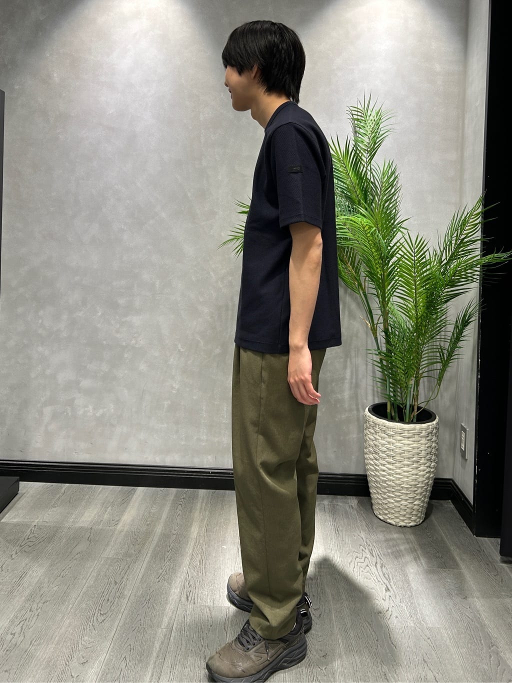 ruiさんの「TAKEO KIKUCHI｜ハットモチーフ ジャカード ストライプ シャツ」を使ったコーディネート
