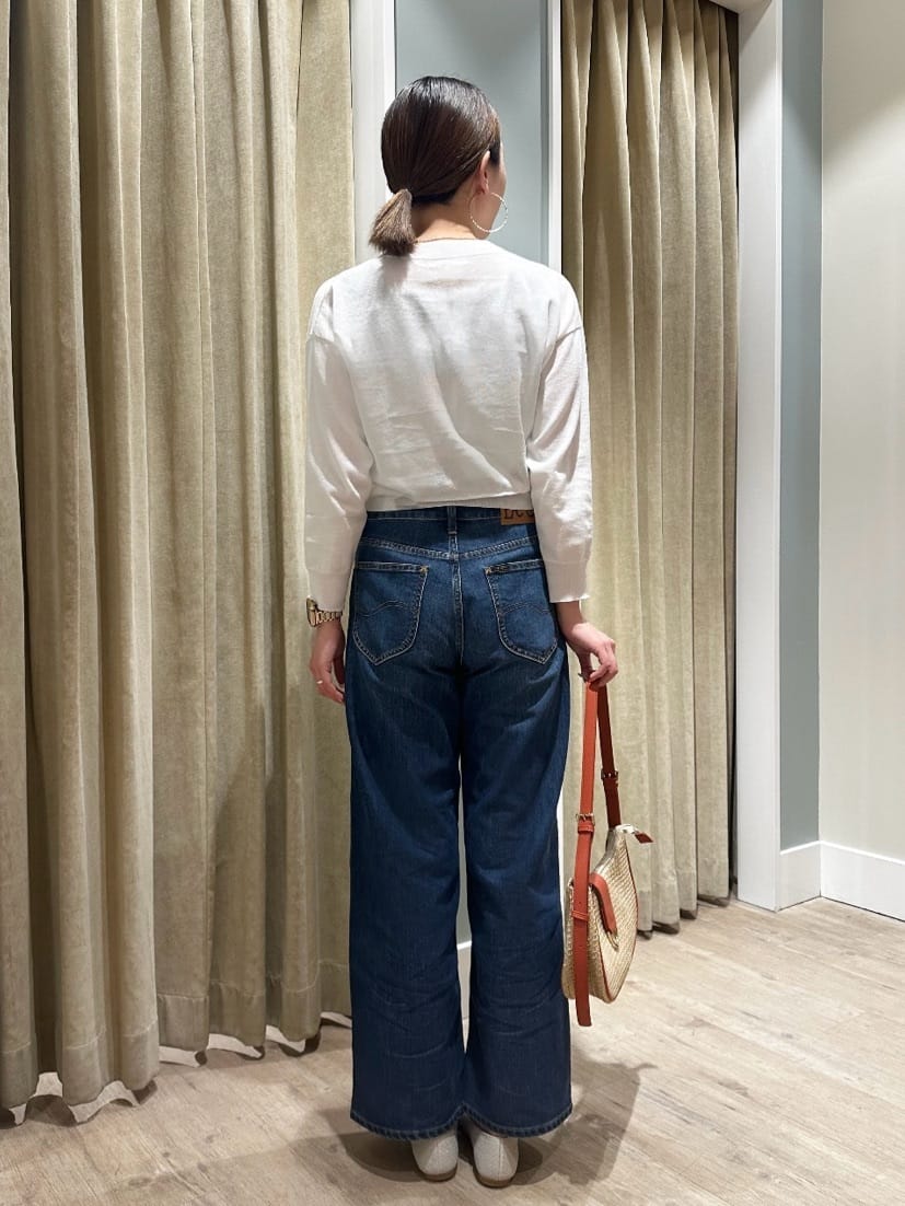 サン市川さんの「grove｜【Lee&times;grove別注】WIDE DENIM PANTS」を使ったコーディネート