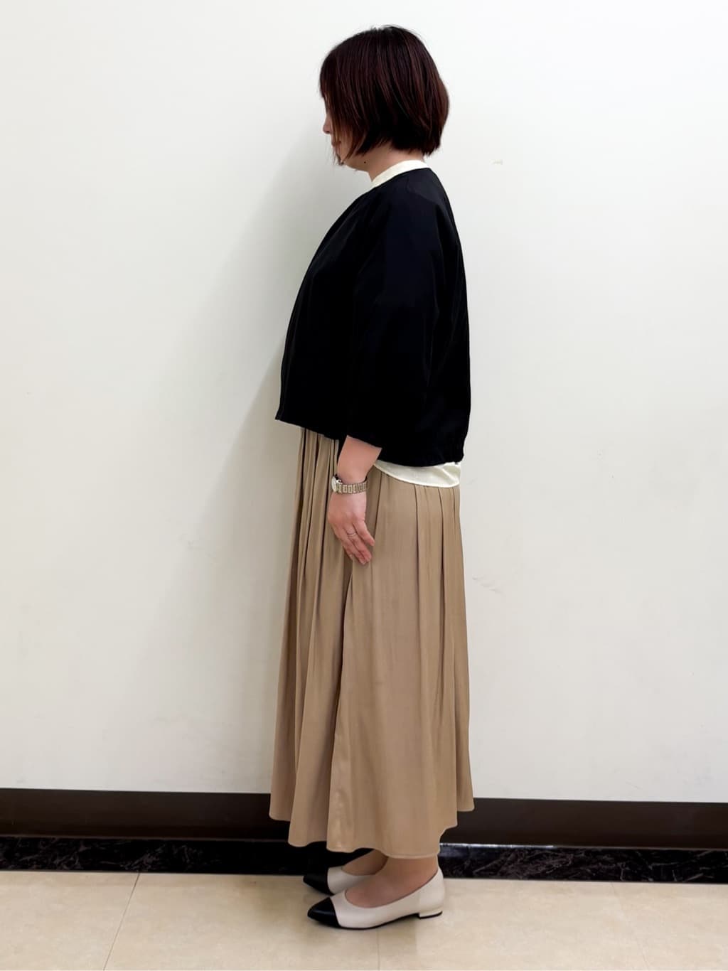 ミヨさんの「Reflect｜◆【撥水／洗える／セットアップ可】エアリージップアップブルゾン」を使ったコーディネート