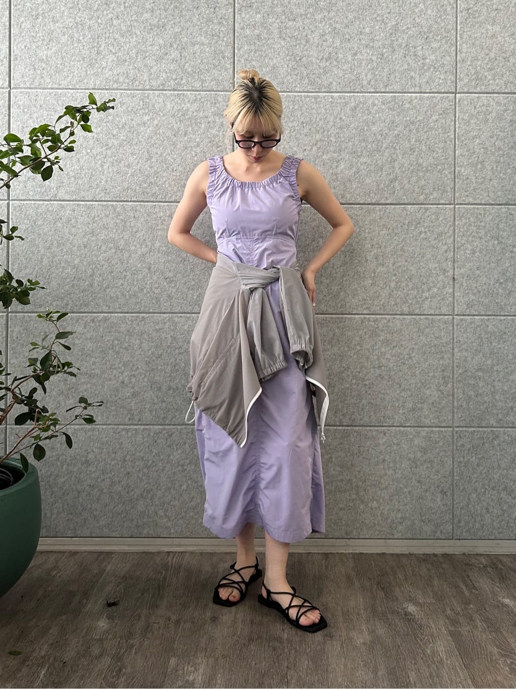 honoka Aさんの「CODE A｜sporty gathered dress」を使ったコーディネート