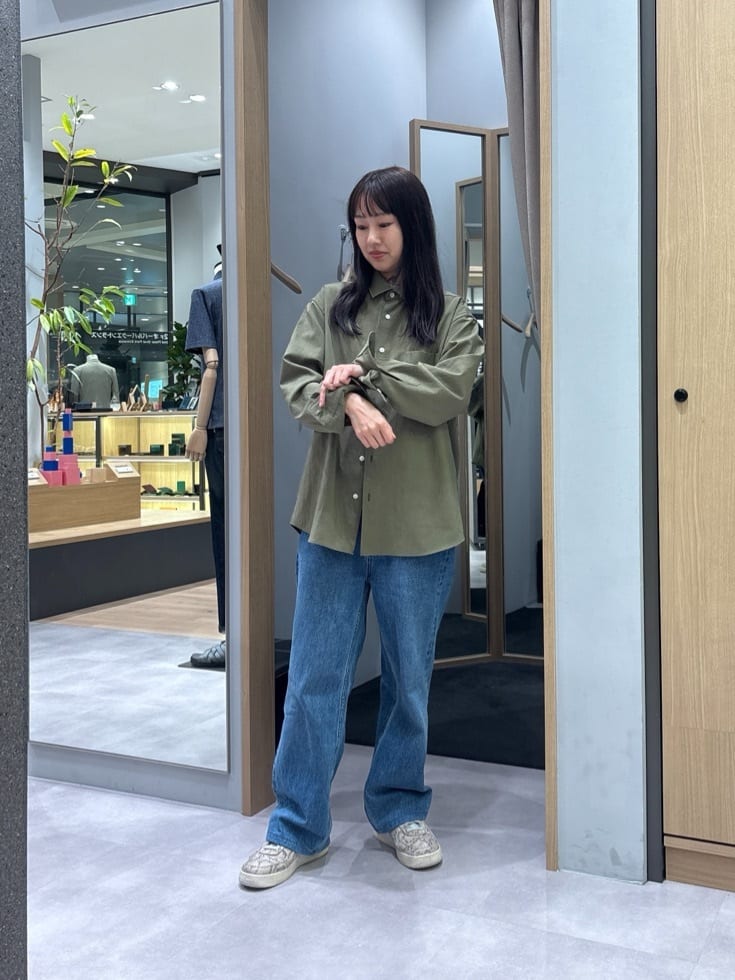 よぴさんの「TAKEO KIKUCHI｜フルベジタンニンレザー バックパック」を使ったコーディネート