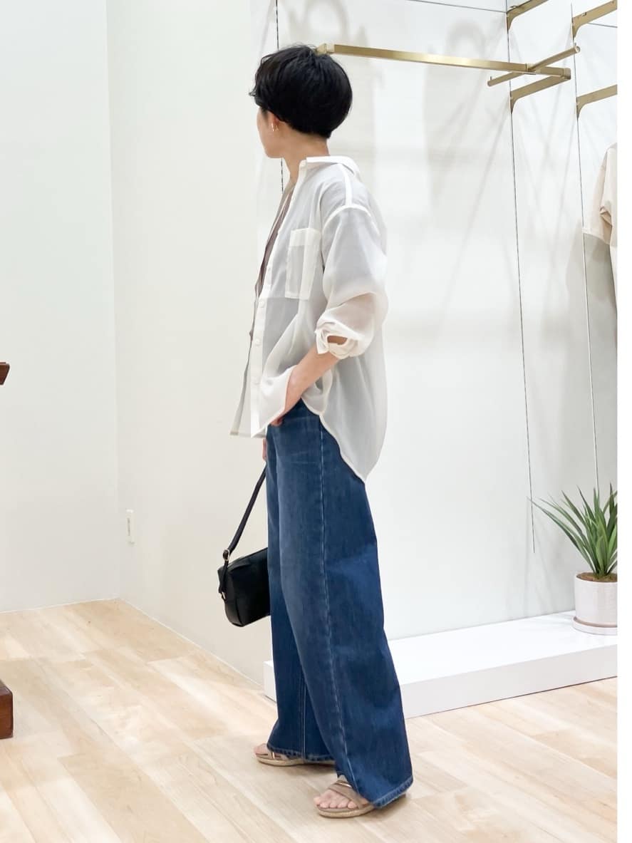 Keiさんの「grove｜【Lee&times;grove別注】WIDE DENIM PANTS」を使ったコーディネート