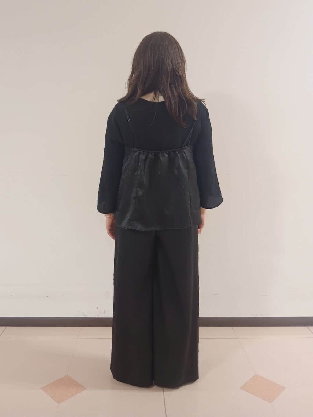 kaoさんの「INDIVI｜◆【2点セット／洗える】カセット服 キャミ＆ブラウス セットトップス」を使ったコーディネート