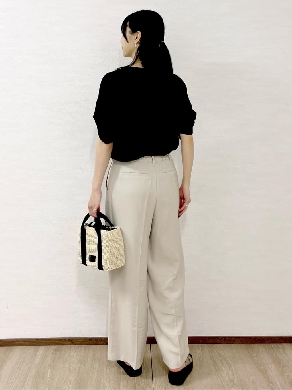 sachikoさんの「OPAQUE.CLIP｜ノンホール細ベルト」を使ったコーディネート