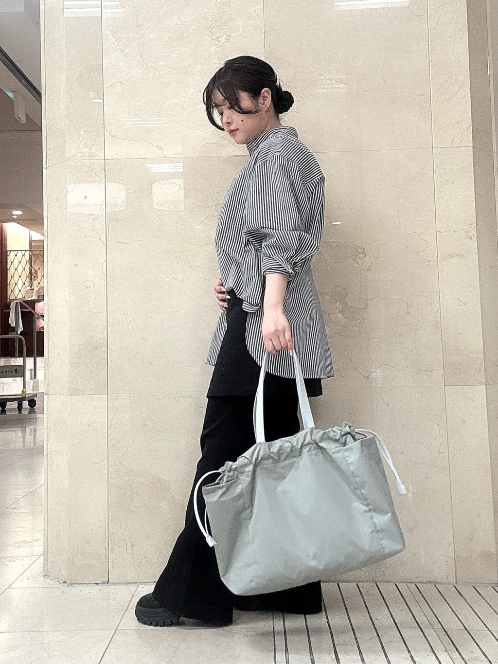 mさんの「HIROKO HAYASHI｜LUINI（ルイーニ）トートバッグ」を使ったコーディネート