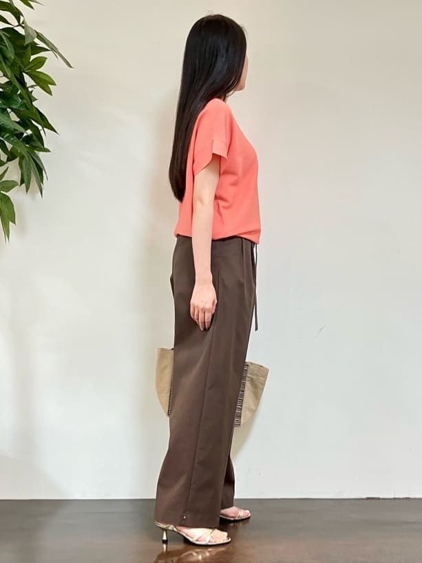 カレンさんの「UNTITLED｜ライトダブルリングネックレス」を使ったコーディネート