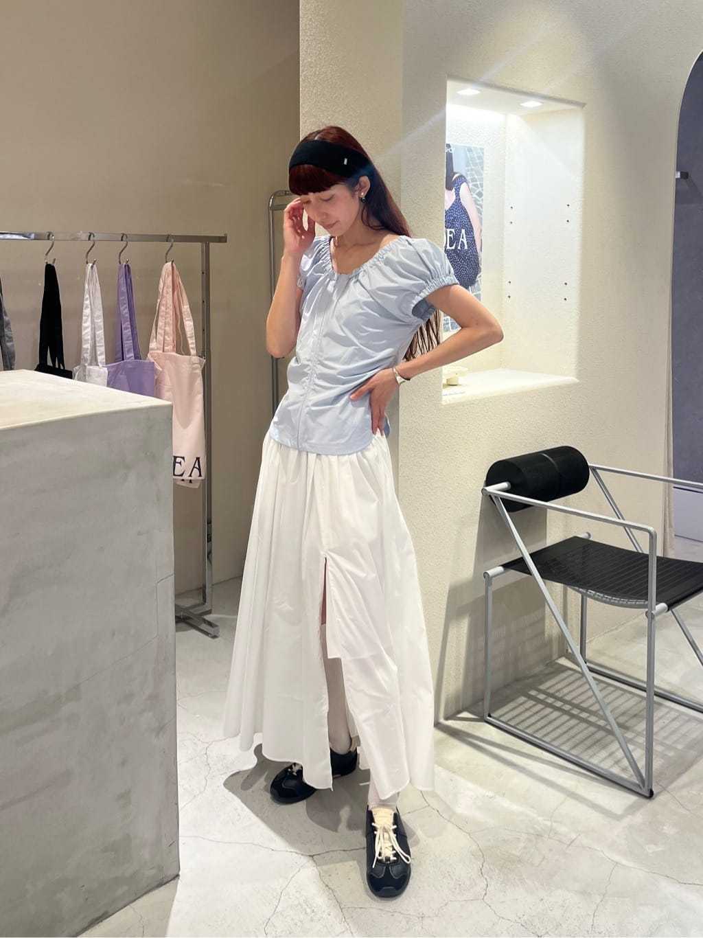 Rielさんの「CODE A｜sporty gathered blouse」を使ったコーディネート