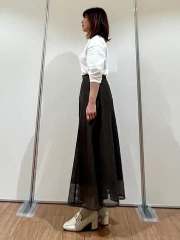 Juneさんの「UNTITLED｜◆【春の軽羽織り】ボリューム袖 ノーカラーブルゾン」を使ったコーディネート