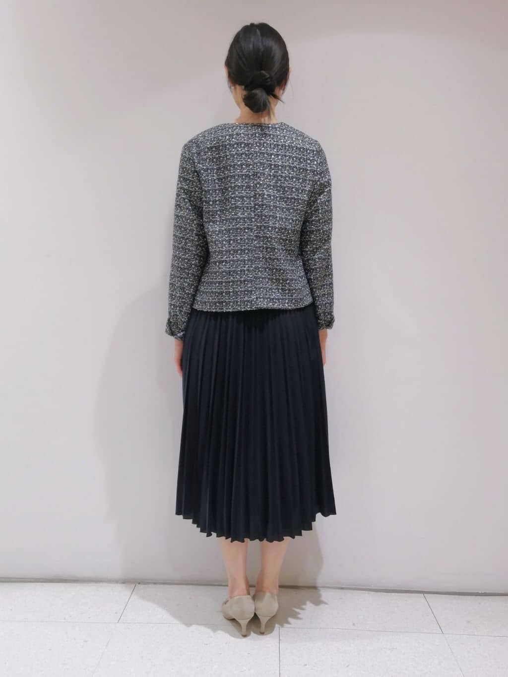 ayanoさんの「INDIVI｜◆【洗える】スタイルUPプリーツワンピース」を使ったコーディネート