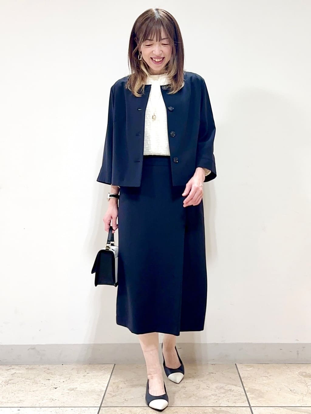 イト子さんの「Reflect｜◆【UVカット／接触冷感／洗える／セットアップ可】クルーネックジャケット」を使ったコーディネート