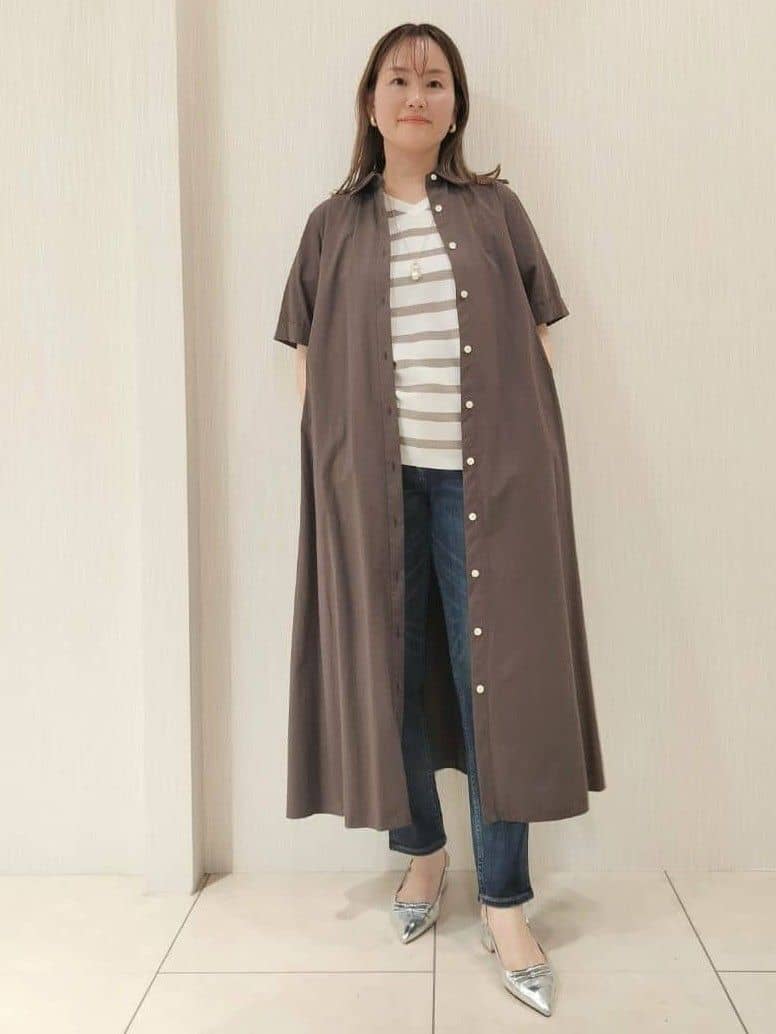 naokoさんの「UNTITLED｜【Healthy DENIM&times;UNTITLED】別注 R Mrytle（リマートル）テーパードデニム」を使ったコーディネート