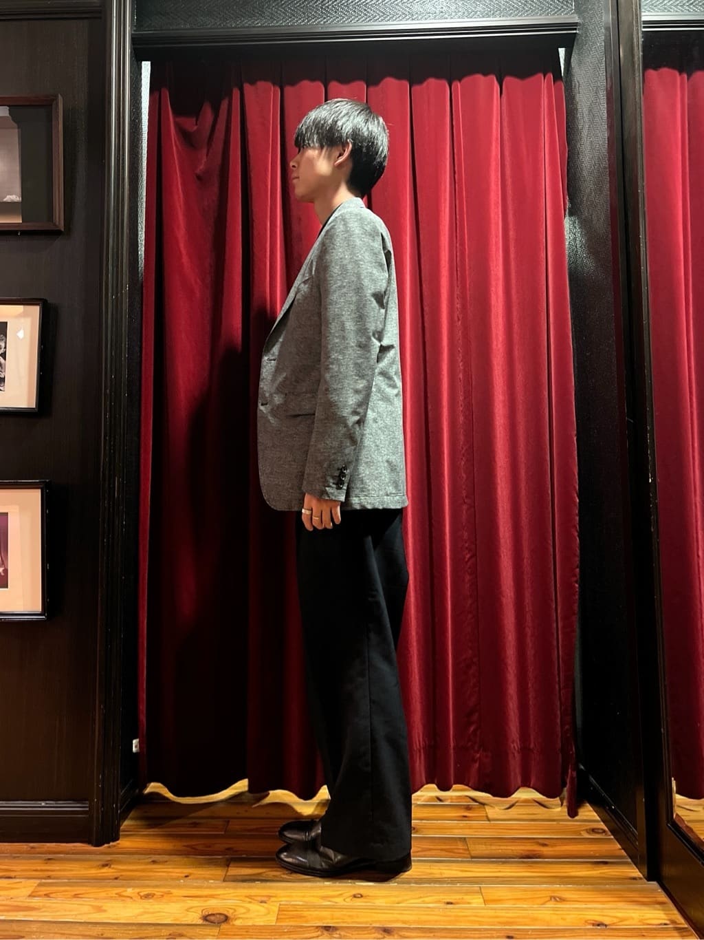 うっちーさんの「TAKEO KIKUCHI｜【抗菌防臭】COOL DOTS（R）ドビープリント ジャケット」を使ったコーディネート