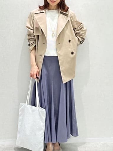 Miwaさんの「UNTITLED｜ライトダブルリングネックレス」を使ったコーディネート