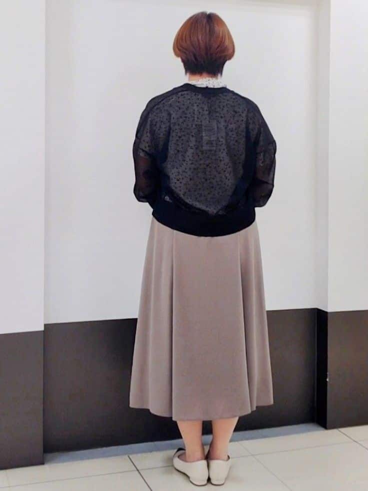 じゅりさんの「Reflect｜◆【手洗い可】キレイめシアーカーディガン」を使ったコーディネート