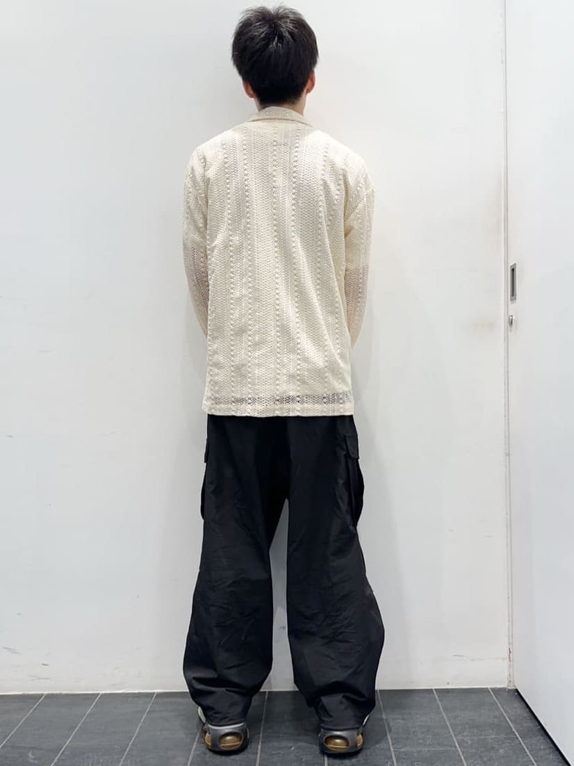 ちびちゃんさんの「THE SHOP TK｜◆レースシャツ+半袖Tシャツ セットアイテム」を使ったコーディネート