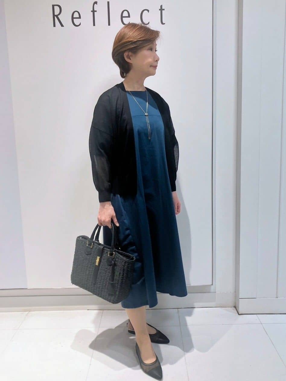 mamiさんの「Reflect｜◆【夏SALE／E‐QUALITY／手洗い可】リラクシーワンピース」を使ったコーディネート