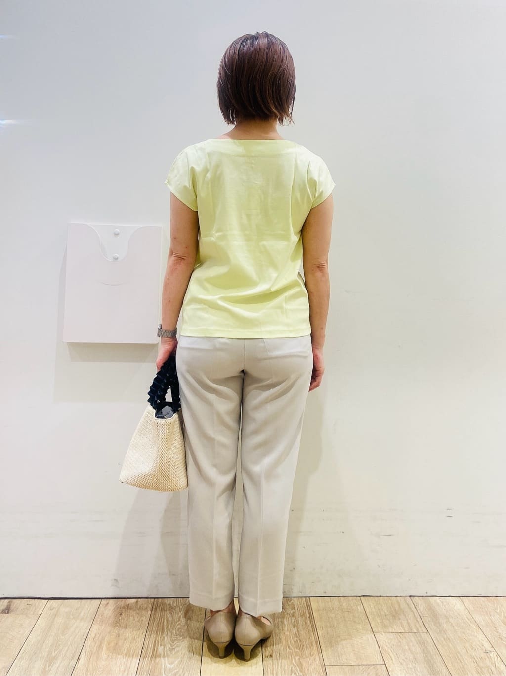 YUKOさんの「index｜ストレッチテーパードパンツ【洗濯機洗い可／吸水速乾／防シワ】」を使ったコーディネート