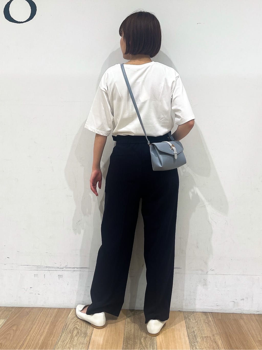 山さんさんの「grove｜メタルパーツローファーパンプス【晴雨兼用】」を使ったコーディネート