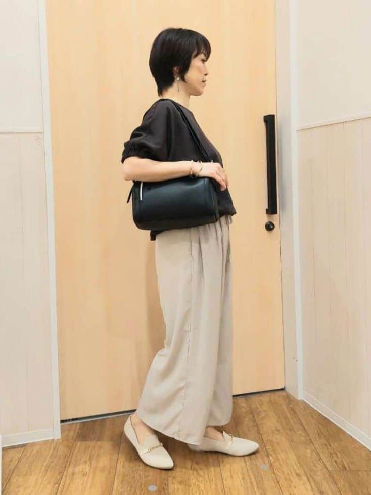 Kさんの「SHOO･LA･RUE｜◆【洗える】ニットポインテッドローファー」を使ったコーディネート