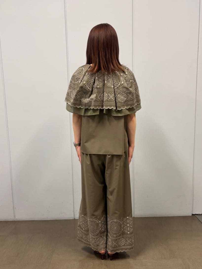SaKiさんの「UNTITLED｜◆【メッシュ／パフスリーブ】ライトブルゾン」を使ったコーディネート