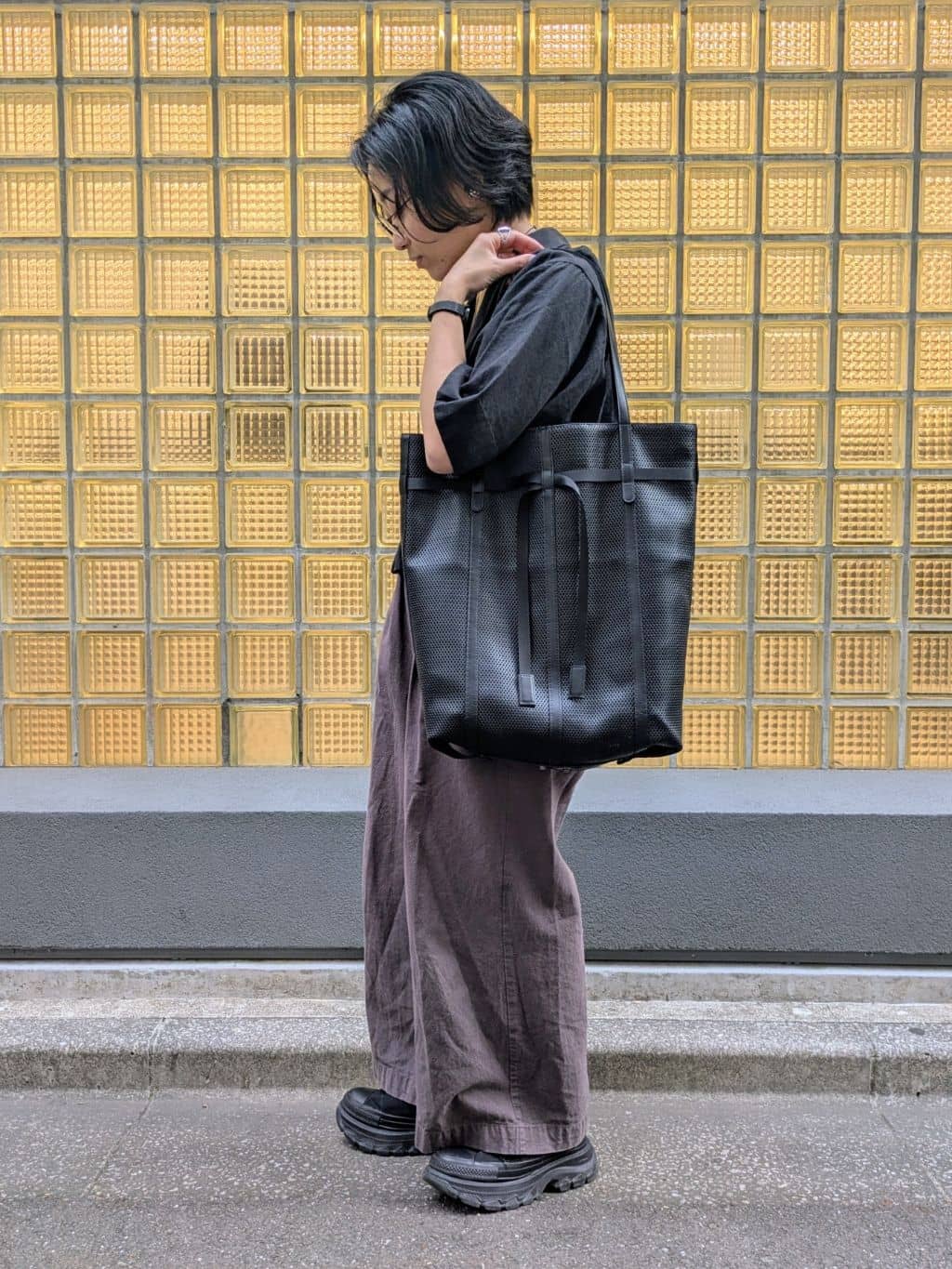 MTさんの「HIROKO HAYASHI｜PANIER（パニエ） トートバッグL」を使ったコーディネート