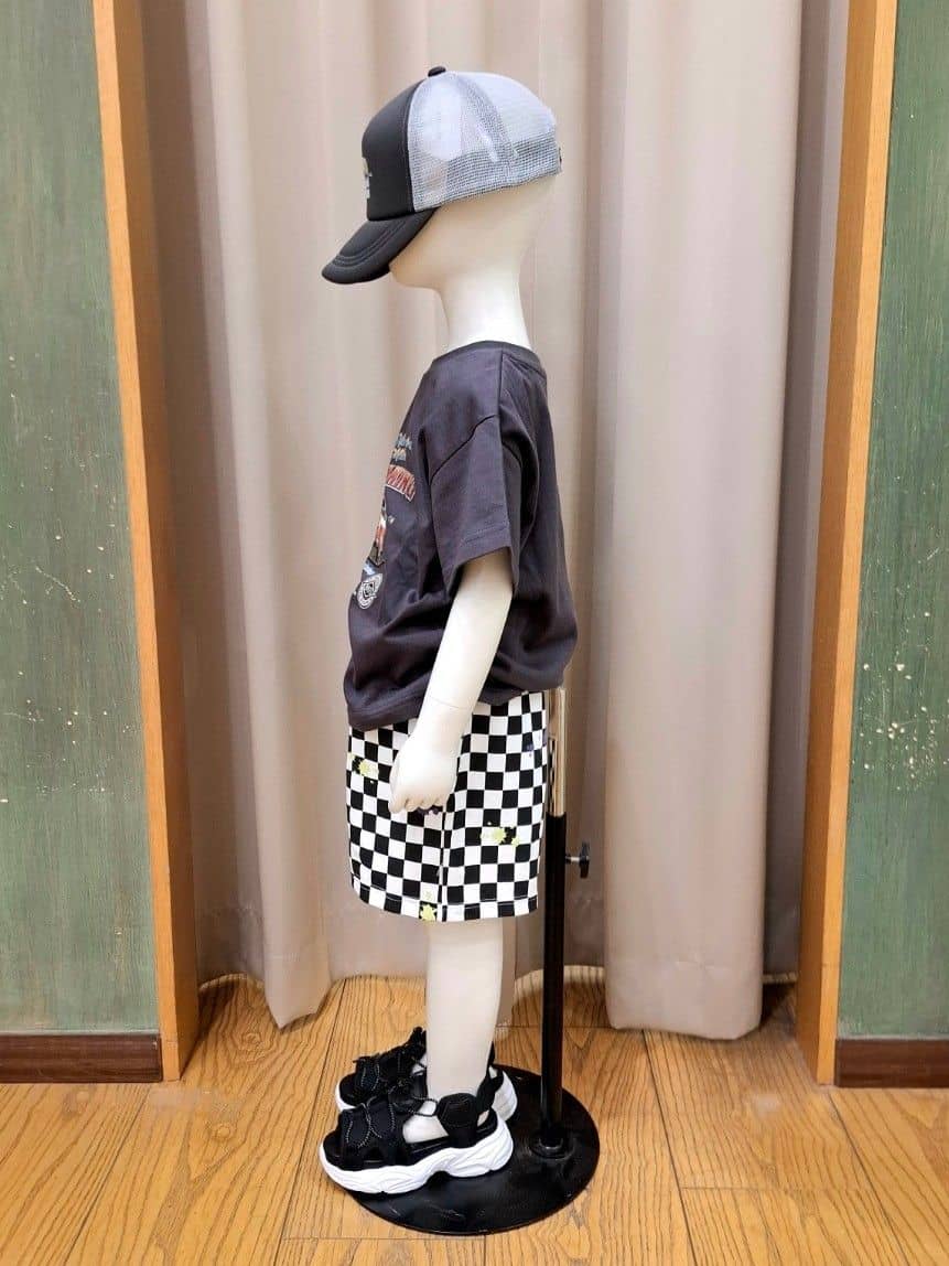 haruさんの「SHOO･LA･RUE｜◆【100-150cm/親子リンク】アソートプリントTシャツ」を使ったコーディネート