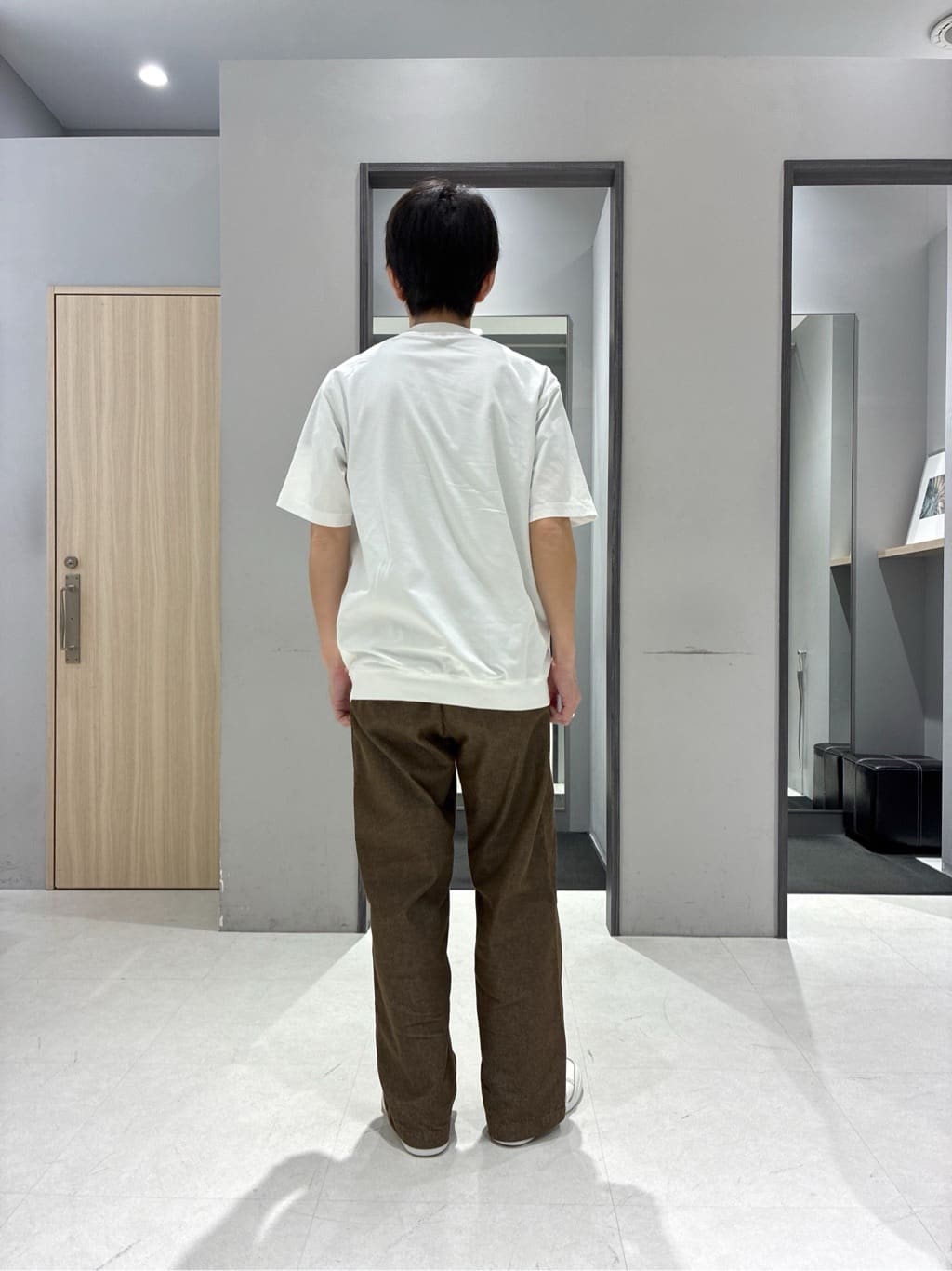 わいずみさんの「TAKEO KIKUCHI｜【抗菌防臭/シーズンレス】シアサッカー ジャージシャツ」を使ったコーディネート