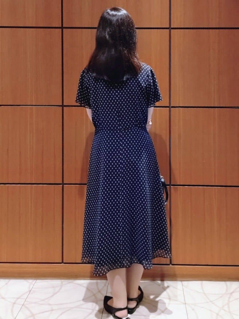 Kさんの「Reflect｜◆【夏SALE／WEB先行カラーあり／マシンウォッシュ可】コツキ幾何柄ワンピース」を使ったコーディネート