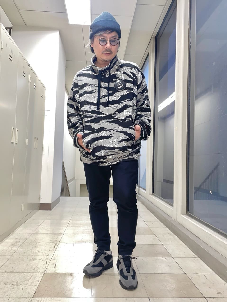 MAKOTO AIさんの「TAKEO KIKUCHI｜ラスタウォーカーニットCAP」を使ったコーディネート