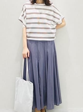 Miwaさんの「UNTITLED｜ライトダブルリングネックレス」を使ったコーディネート