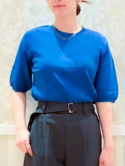 Nakaさんの「grove｜ひんやり多機能・やわらかドライタッチ五分袖プルオーバー」を使ったコーディネート