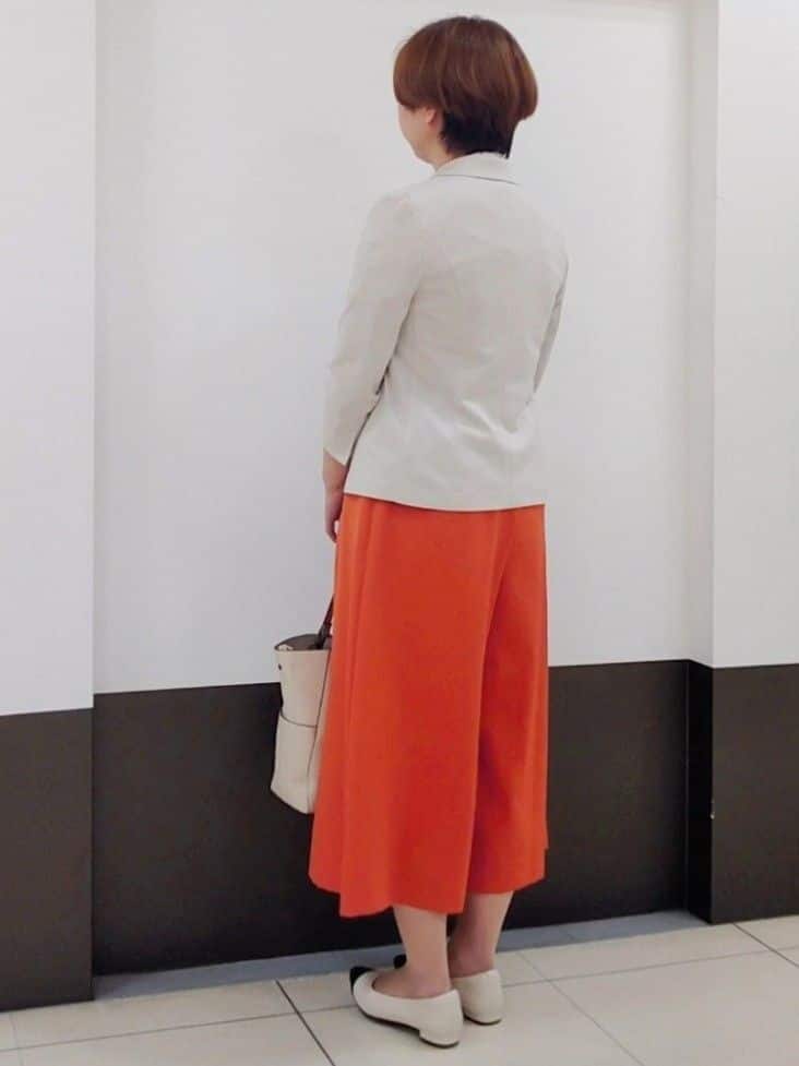 じゅりさんの「Reflect｜◆【SS-4Lサイズ／洗える】匠ジャケット／ベーシックテーラード」を使ったコーディネート