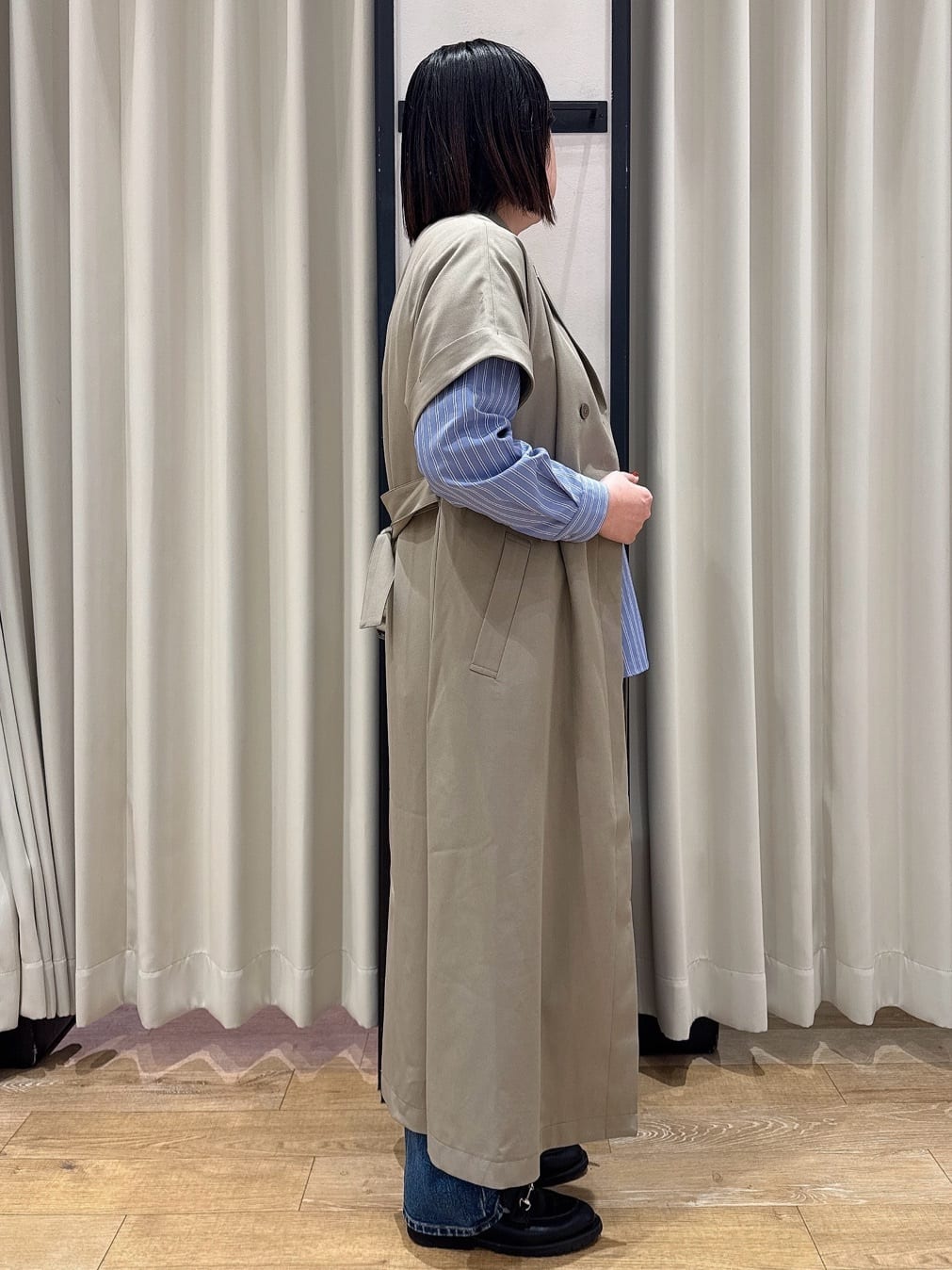 SoRAoさんの「grove｜【Lee&times;grove別注】STRAIGHT DENIM PANTS」を使ったコーディネート