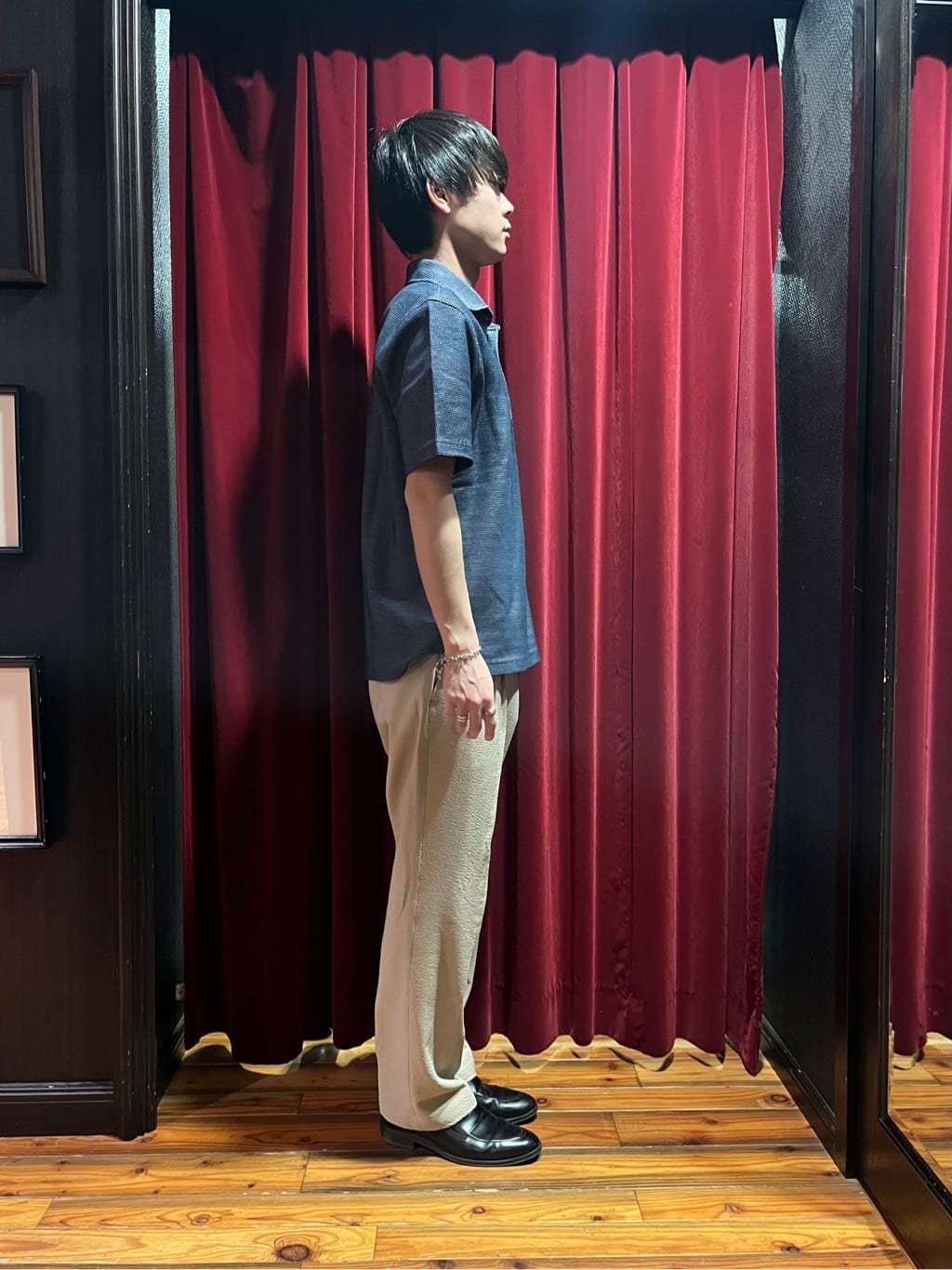 うっちーさんの「TAKEO KIKUCHI｜【抗菌防臭／9色5サイズ展開】ハニカムメランジ ポロシャツ」を使ったコーディネート