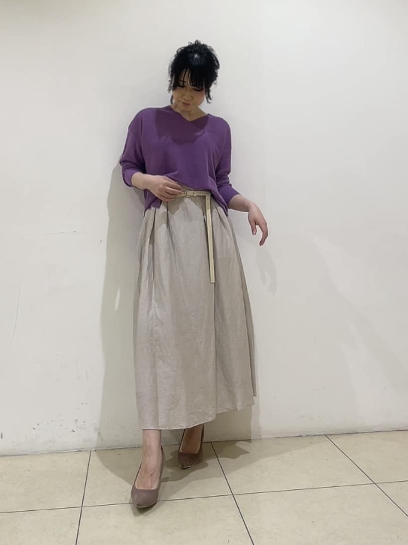 watanabeさんの「UNTITLED｜【古畑星夏さん着用/本革 旬トレンド】ナローベルト」を使ったコーディネート