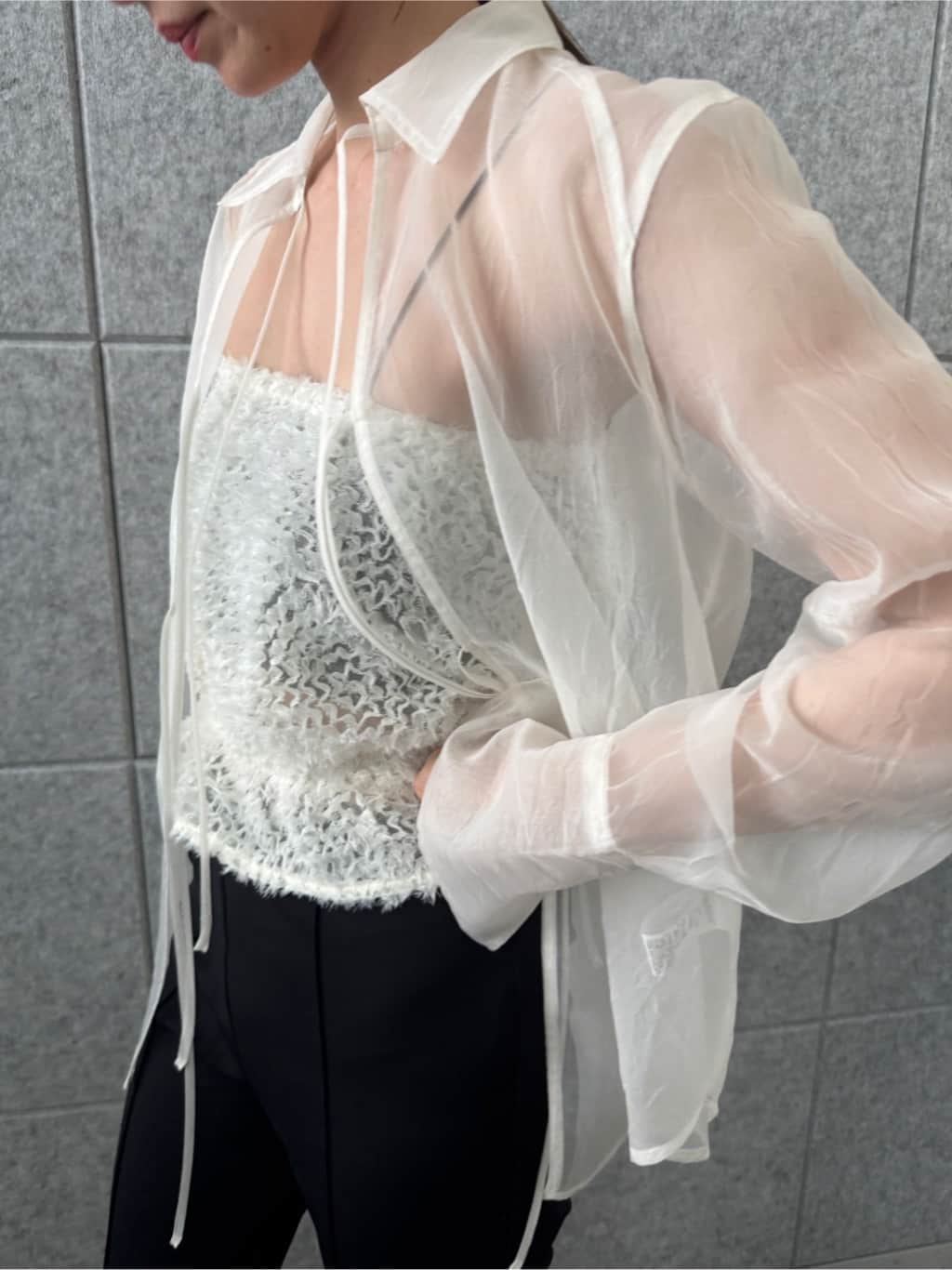designer yukaさんの「CODE A｜tony bianco｜MIA mesh flat」を使ったコーディネート