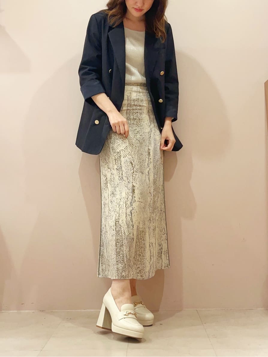 Oさんの「ESPERANZA｜厚底ヒールアップローファー」を使ったコーディネート