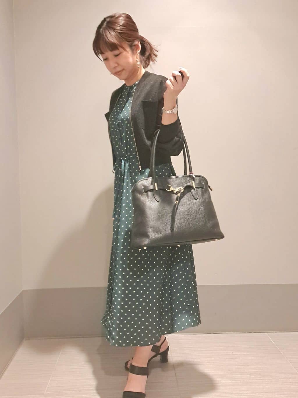 Takahashiさんの「DRESSTERIOR｜◆【洗える/清涼感】シアージップアップニットブルゾン」を使ったコーディネート
