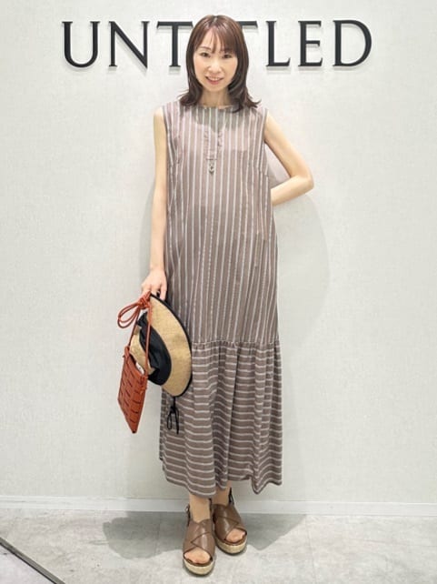 Miwaさんの「UNTITLED｜ライトダブルリングネックレス」を使ったコーディネート