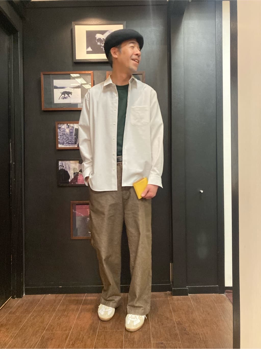 KDDさんの「TAKEO KIKUCHI｜【ソフト＆ナチュラル】ミニメッシュ レザー 2つ折り財布」を使ったコーディネート