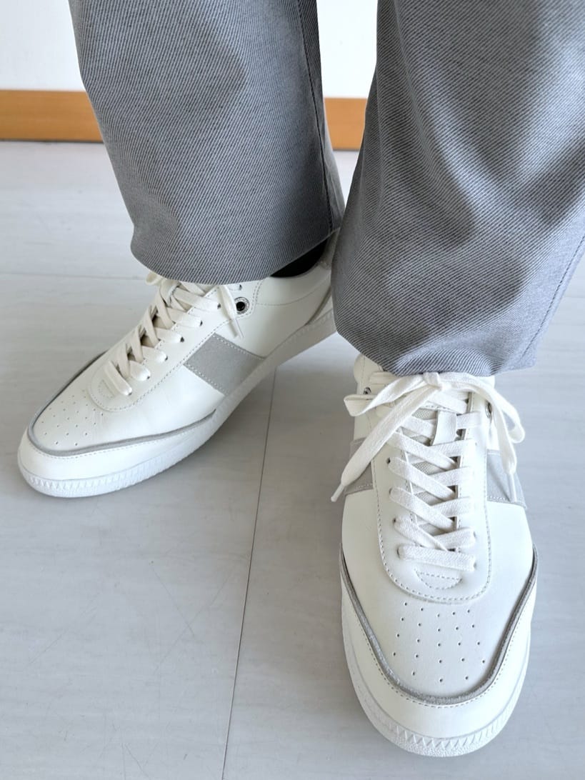 イッシーさんの「TAKEO KIKUCHI｜【Made in JAPAN】播州織 ストレッチ パンツ」を使ったコーディネート